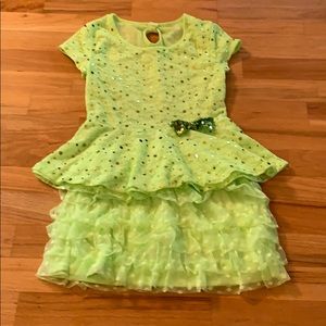 Justice top with skort bottom.